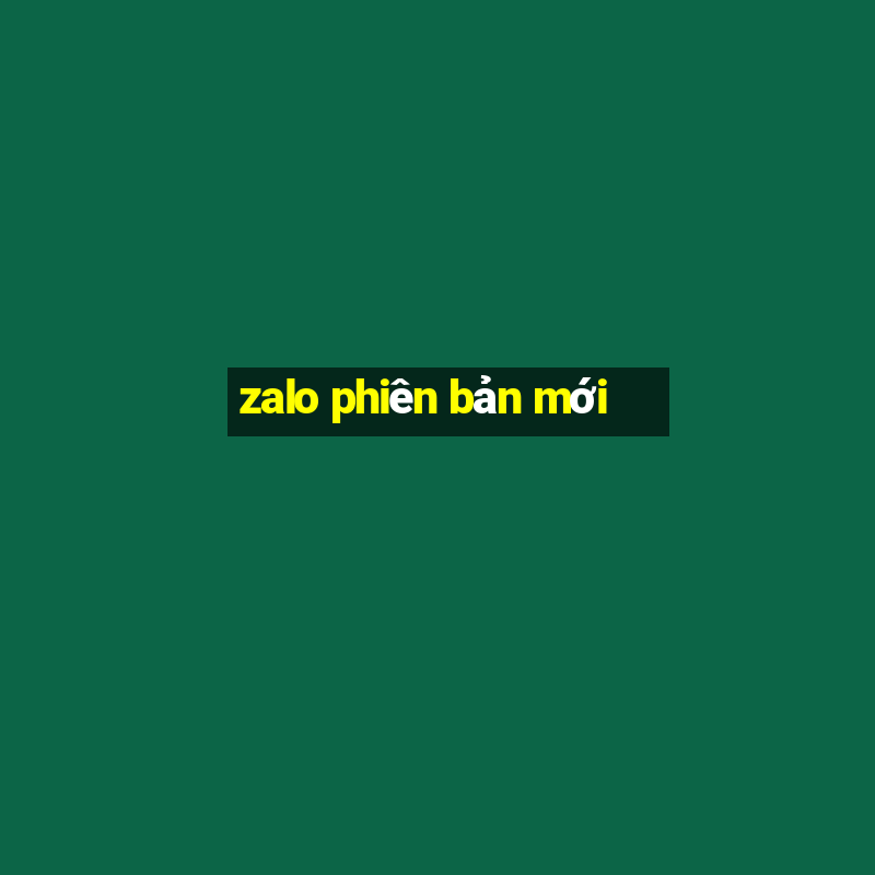 zalo phiên bản mới