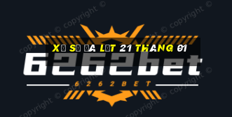 xổ số đà lạt 21 tháng 01