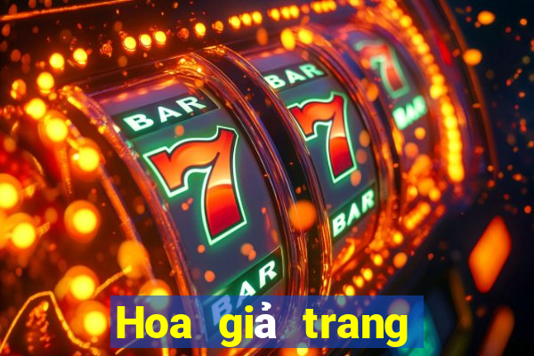 Hoa giả trang trí phòng khách