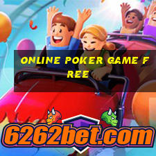 online poker game free