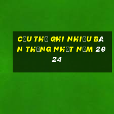 cầu thủ ghi nhiều bàn thắng nhất năm 2024