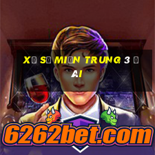 xổ số miền trung 3 đài