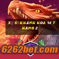 xổ số khánh hòa 14 tháng 2