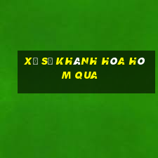 xổ số khánh hòa hôm qua