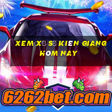 xem xổ số kiên giang hôm nay