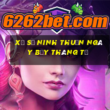 xổ số ninh thuận ngày bẩy tháng tư