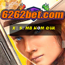 xổ số mb hôm qua