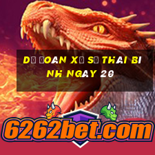 Dự Đoán Xổ Số thái bình ngày 20