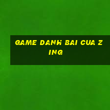 game danh bai cua zing