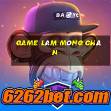 game làm móng chân