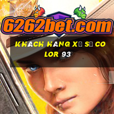 Khách hàng xổ số Color 93