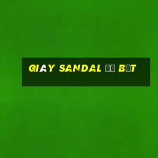 giày sandal đế bệt