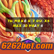 THỐNG KÊ KẾT QUẢ XS Max 3D ngày 6