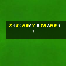 xổ số ngày 5 tháng 11