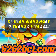 xổ số an giang ngày 7 tháng 9 năm 2024