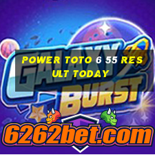 power toto 6 55 result today