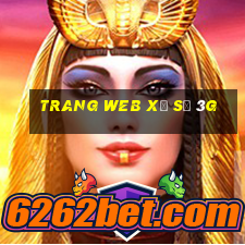 Trang web xổ số 3g