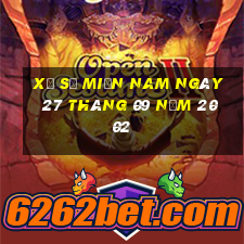 xổ số miền nam ngày 27 tháng 09 năm 2002