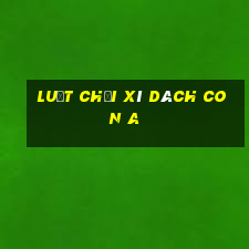 luật chơi xì dách con a