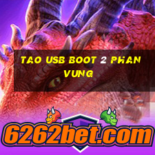 tao usb boot 2 phan vung