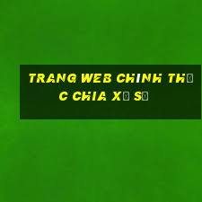 Trang web chính thức chia xổ số