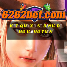 kết quả xổ số bình dương hàng tuần