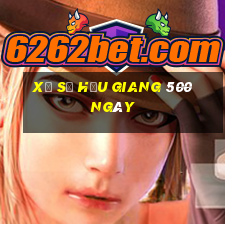 xổ số hậu giang 500 ngày