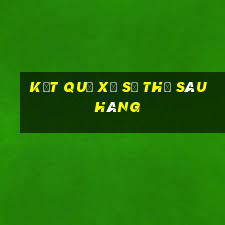 kết quả xổ số thứ sáu hàng