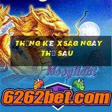 Thống kê XSAG ngày thứ sáu