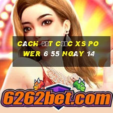 Cách đặt cược XS power 6 55 ngày 14