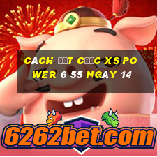 Cách đặt cược XS power 6 55 ngày 14