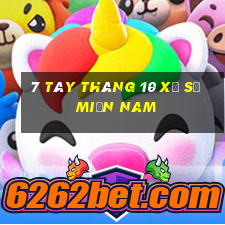 7 tây tháng 10 xổ số miền nam