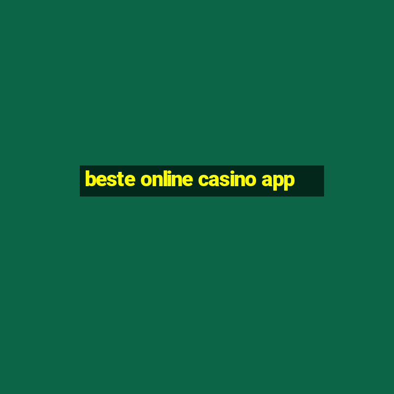 beste online casino app