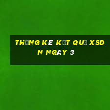 THỐNG KÊ KẾT QUẢ XSDN ngày 3