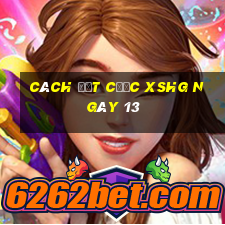 Cách đặt cược XSHG ngày 13