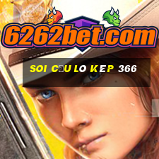 soi cầu lô kép 366