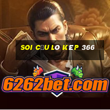 soi cầu lô kép 366