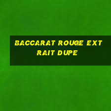 baccarat rouge extrait dupe