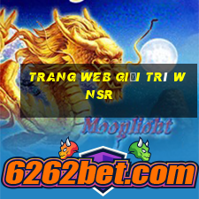 Trang web giải trí wnsr