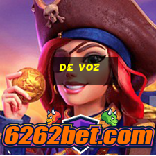 de voz