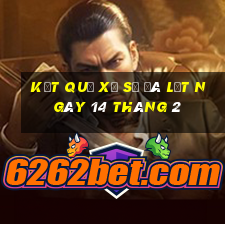 kết quả xổ số đà lạt ngày 14 tháng 2