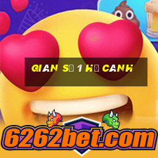 Giàn số 1 hạ cánh