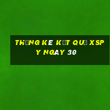 THỐNG KÊ KẾT QUẢ XSPY ngày 30