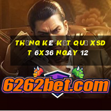 THỐNG KÊ KẾT QUẢ XSDT 6x36 ngày 12