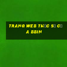 Trang web thực sự của bbin