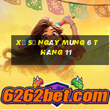 xổ số ngày mùng 6 tháng 11