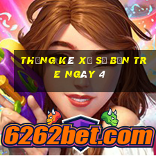 Thống kê Xổ Số bến tre ngày 4