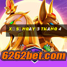 xổ số ngày 3 tháng 4