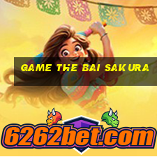 game the bai sakura