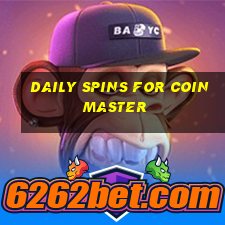 daily spins for coin master